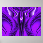 Lila Angel Wings Poster (Vorne)