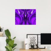 Lila Angel Wings Poster (Heimbüro)