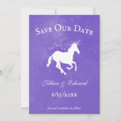 Lila Ankündigung Datum freihalten (Vorderseite)