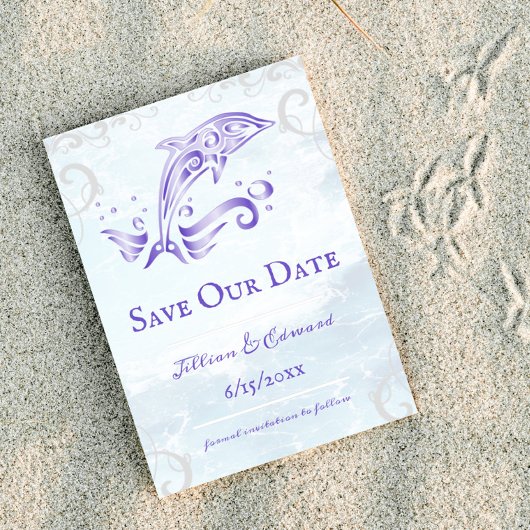 Lila Ankündigung Datum freihalten