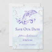 Lila Ankündigung Datum freihalten (Vorderseite)