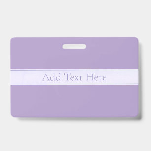 Lila, anpassbarer eleganter Leichtlavender Ausweis