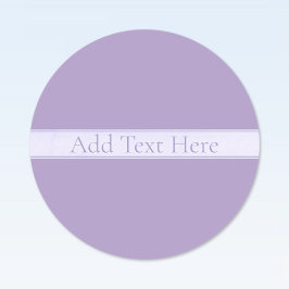 Lila, anpassbarer eleganter Leichtlavender Etiketten
