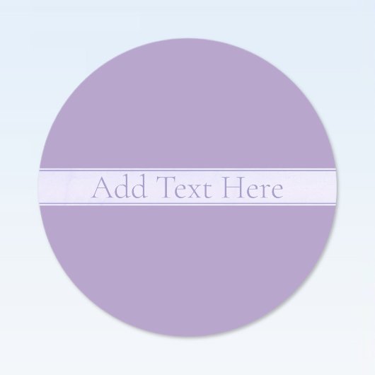 Lila, anpassbarer eleganter Leichtlavender Etiketten