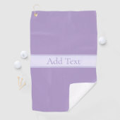 Lila, anpassbarer eleganter Leichtlavender Golfhandtuch (Insitu)