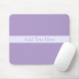 Lila, anpassbarer eleganter Leichtlavender Mousepad
