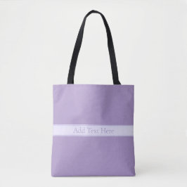 Lila, anpassbarer eleganter Leichtlavender Tasche