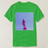 Lila antike Statue T-Shirt (Design vorne)