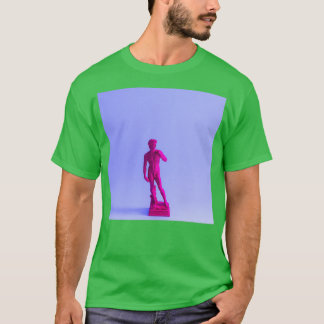 Lila antike Statue T-Shirt