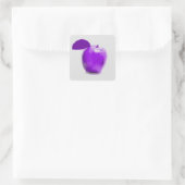 Lila Apfelfruchtmalerei - Aufkleber (Tasche)
