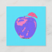 Lila Apple Begleitkarte (Vorderseite)