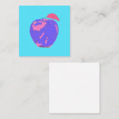 Lila Apple Begleitkarte (Vorne/Hinten)