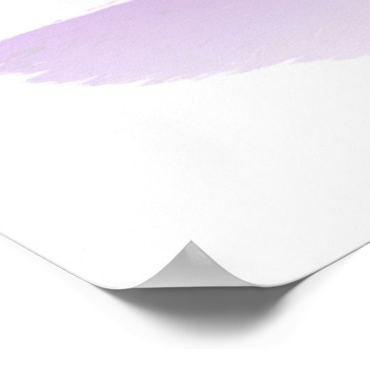 Lila Apple painting #2 - Poster (Ecke)