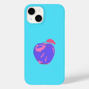 Lila Apple Pop Art Case-Mate iPhone 14 Hülle