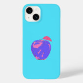 Lila Apple Pop Art Case-Mate iPhone Hülle (Rückseite)