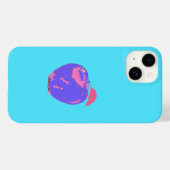 Lila Apple Pop Art Case-Mate iPhone Hülle (Rückseite (Horizontal))