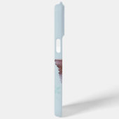 Lila Aqua Blue Mint Butterfliegen Case-Mate iPhone Hülle (Rückseite / Rechts)