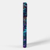 Lila Aqua Mermaid Sparkle Case-Mate iPhone Hülle (Rückseite / Rechts)