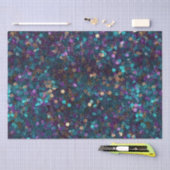 Lila Aqua Mermaid Sparkle Seidenpapier (Handwerk)