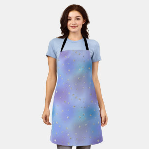 Lila Aqua Silver Schürze