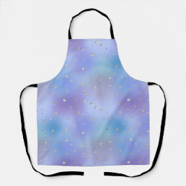 Lila Aqua Silver Schürze