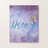 Lila Aqua-Traum Puzzle (Vertikal)