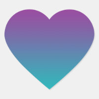 Lila & Aquamarin Ombre