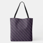 Lila, Aquamarin und grün Tasche (Rückseite)