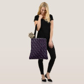 Lila, Aquamarin und grün Tasche (Am Model)