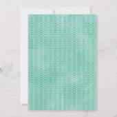 Lila Aquamarin unser kleines Meerjungfrau 1. Gebur Einladung (Rückseite)