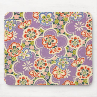 Lila, aquamarine, blaue, rote, grüne u. weiße mousepad
