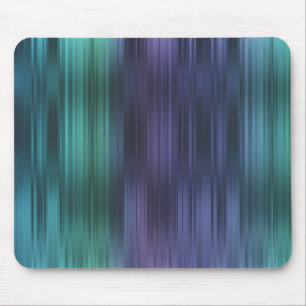 Lila Aquamarine blaue Streifen Mousepad