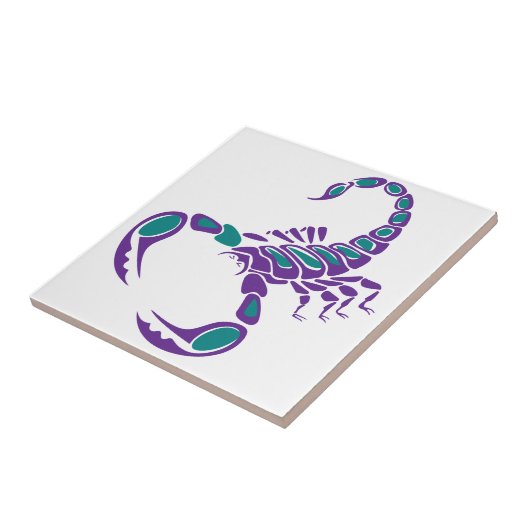 Lila aquamarine blaue Wanzenwüste des Fliese (Seite)