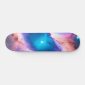 Lila Aquamarine Galaxie Nebula Traum Nr. 1 Skatebo Skateboard (Horizontal)