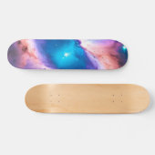 Lila Aquamarine Galaxie Nebula Traum Nr. 1 Skatebo Skateboard (Horizontal)