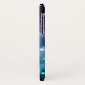 Lila Aquamarine Galaxienebel Traummondphasen #1 Case-Mate iPhone Hülle (Hinten/Links)