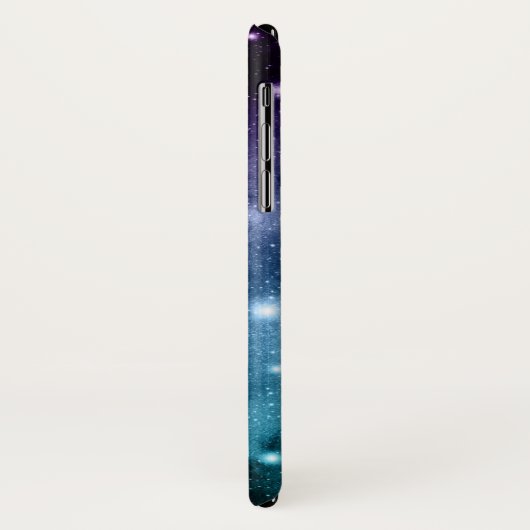Lila Aquamarine Galaxienebel Traummondphasen #1 Case-Mate iPhone Hülle (Hinten/Links)
