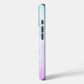 Lila Aquamarine Gefärbte Krawatte Kalligraphie Per Case-Mate iPhone Hülle (Rückseite / Links)