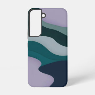 Lila, Aquamarine und schicke Minimalistische Gesta Samsung Galaxy Hülle