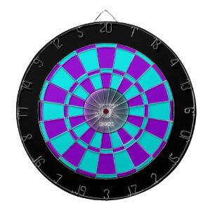 Lila Aquamariner Schwarzer Dartboard 2021 Dartscheibe