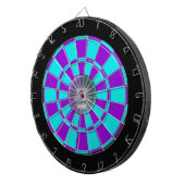 Lila Aquamariner Schwarzer Dartboard 2021 Dartscheibe (Vorderseite rechts)