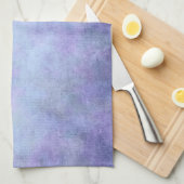 Lila, aquamarines Blau, Aqua und violetter Handtuch (Viertel Falte)