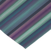 Lila Aquamarines blaues blaues Wasserfarbenmuster Kurzer Tischläufer (Ecke)