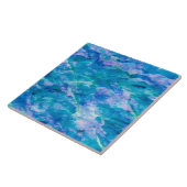 Lila aquamarines blaues fliese (Seite)