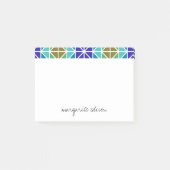 Lila Aquamarines Gründesign Post-it Klebezettel (Vorderseite)