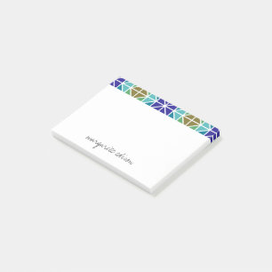 Lila Aquamarines Gründesign Post-it Klebezettel