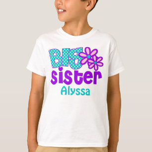 Lila aquamarines personalisiertes Shirt der große
