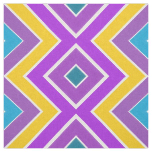 Lila Aquamarines und goldmodernes Design Stoff (Muster)