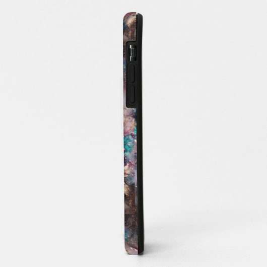 Lila Aquamarines Wasser Blumenkohl Tee Party Case-Mate iPhone Hülle (Hinten/Links)