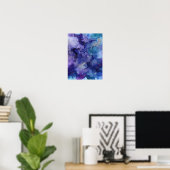 Lila Aquarell Poster (Heimbüro)